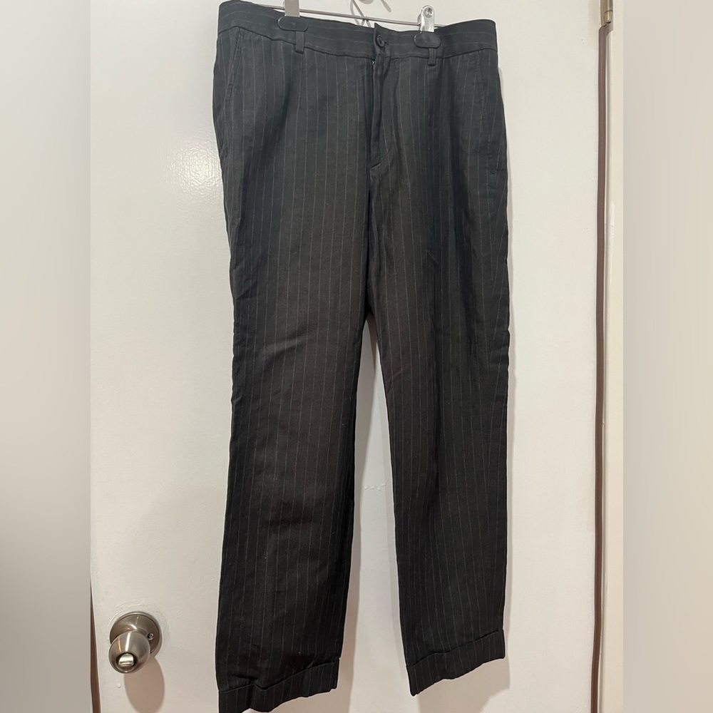 Margaret Howell Stripe Cotton Linen Pant Size II